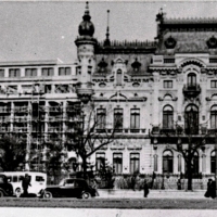 1937. Palatul Ministerului de Externe (Palatul Sturdza) și Palatul Victoria.