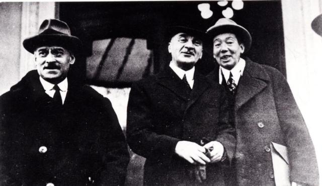 1931, I.G. Duca, Iuliu Maniu şi Nicolae Titulescu