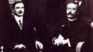 Iuliu Maniu si ALexandru Vaida Voievod în 1918